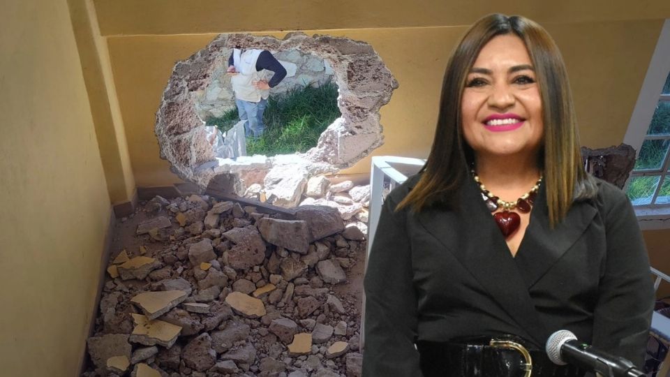 La familia hidalguense perdió su derecho a habitar su vivienda, cuando una barda del museo cayó sobre esta