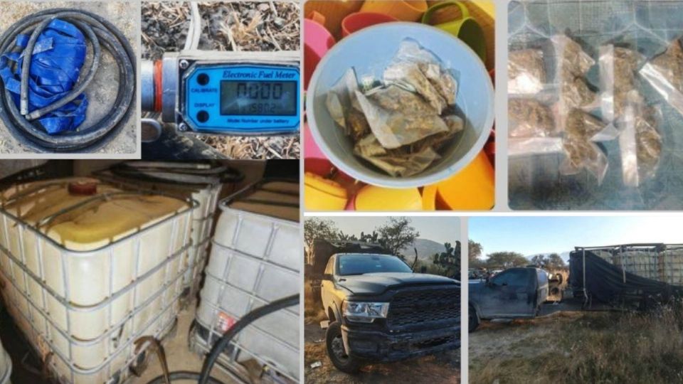 Autoridades estatales y federales decomisaron más de 5 mil litros de combustible