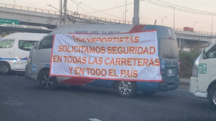 México-Pachuca: bloqueos de transportistas tanto en autopista como en la libre