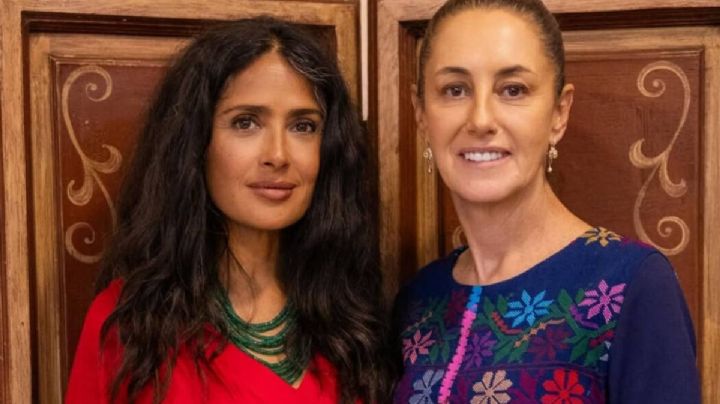 Salma Hayek pide a Claudia Sheinbaum más apoyo para impulsar el cine mexicano