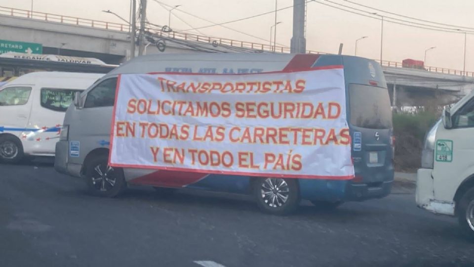 El bloqueo en la México-Pachuca si bien comenzó tarde, ya está instalado y genera caos vial