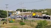 Foto ilustrativa de la nota titulada: Así se vive el segundo día de bloqueos campesinos en 4 carreteras en Tamaulipas
