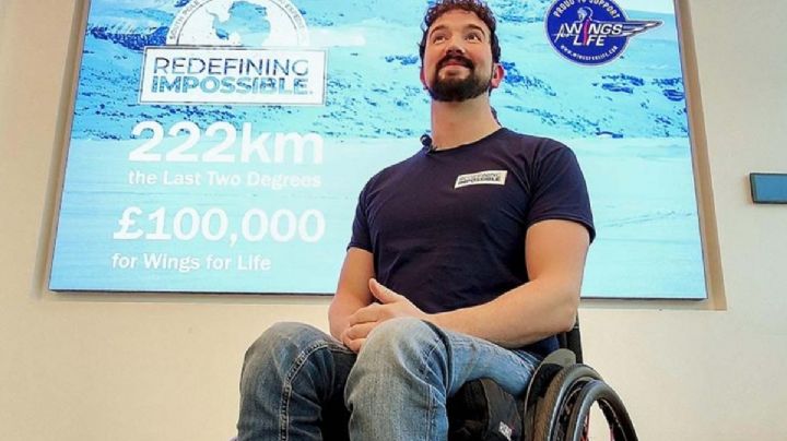 Desafía a la Antártida en silla de ruedas para demostrar que "todo es posible”