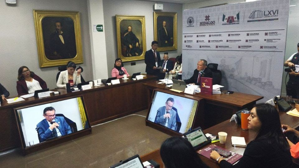 El titular de la Sipdus compareció ante el Congreso local