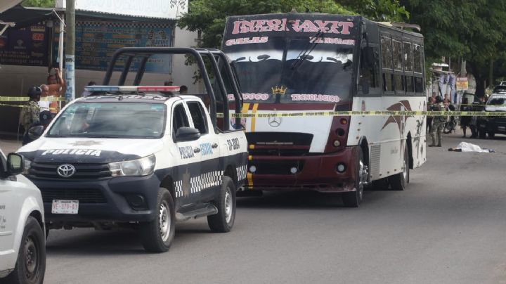 Paquita, mujer de la tercera edad, muere atropellada por camión urbano en el puerto de Veracruz