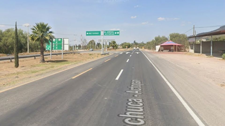 La carretera Pachuca-Actopan fue cerrada por más de una hora