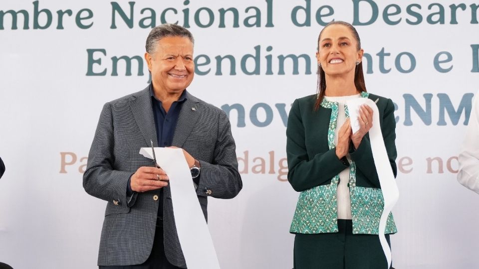 La presidenta encabezó el InnovaTecNM 2025 en Pachuca