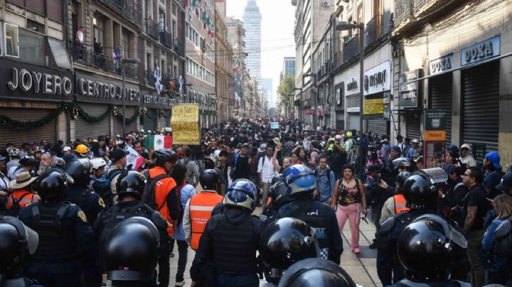 Marchas en CDMX dejan más de 428 millones de pesos en pérdidas durante 2025