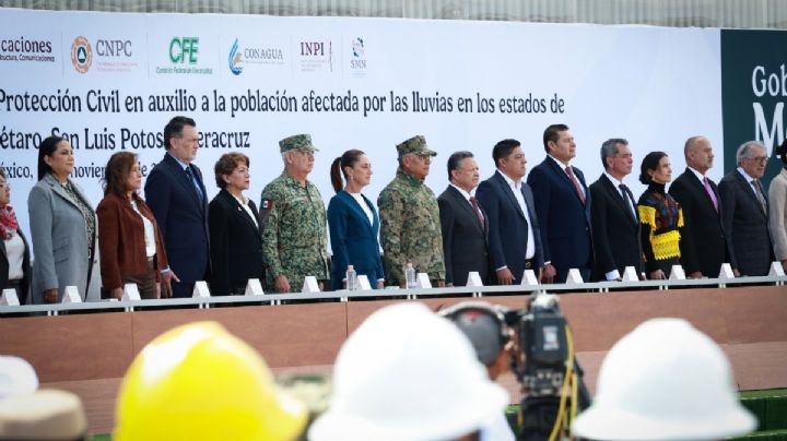 Hidalgo: más de 259,000 apoyos entregados en atención a familias afectadas por lluvias