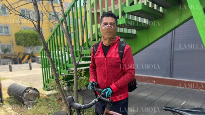 Un árbol evitó una tragedia para Jaime, el ciclista agredido por conductor de moto