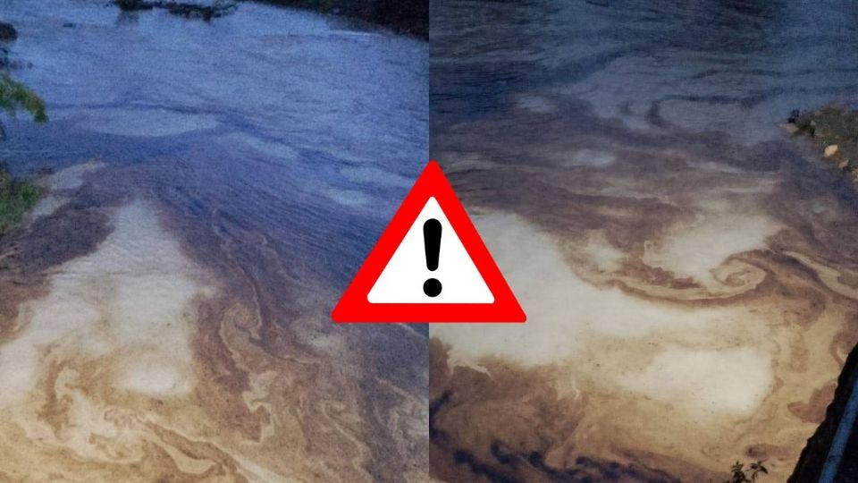 Por derrame de hidrocarburo sobre río Cazones, suspenden servicio de agua en Poza Rica