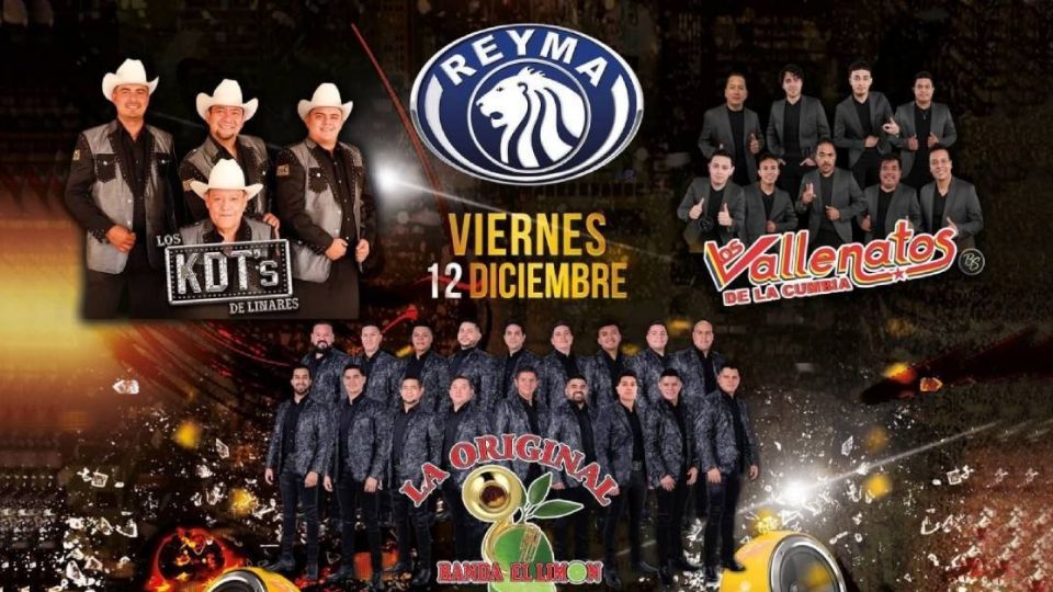 En redes sociales se difundió el cartel de artistas que habrá en la posada de la empresa Reyma en donde se presentará La Original Banda el Limón.