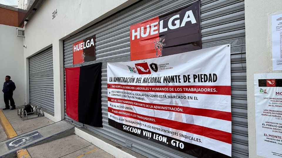 Nacional Monte de Piedad en Huelga