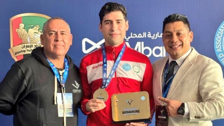 Héctor Solorio gana la medalla de oro en Kickboxing