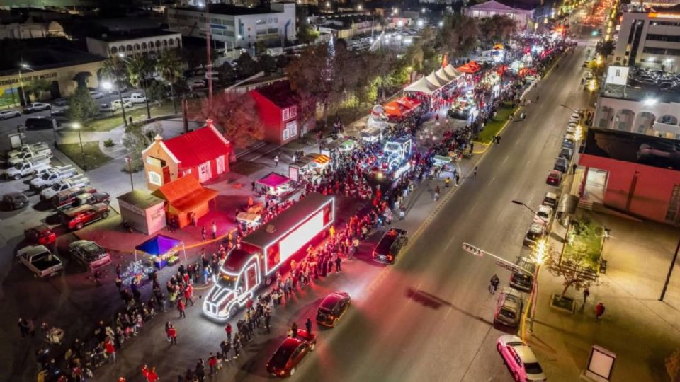 Ya empezaron los recorridos en México de la Caravana Coca Cola.