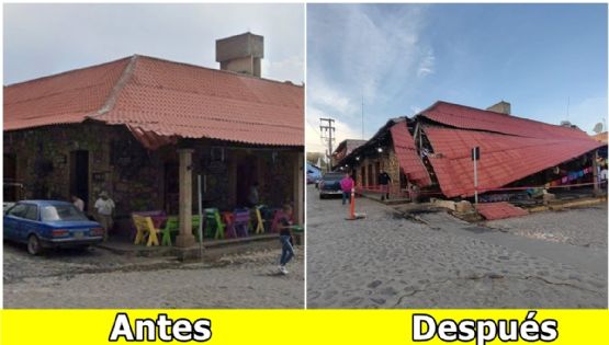 Autobús destruye esta centenaria cantina de Huasca; funciona desde 1924 | FOTOS