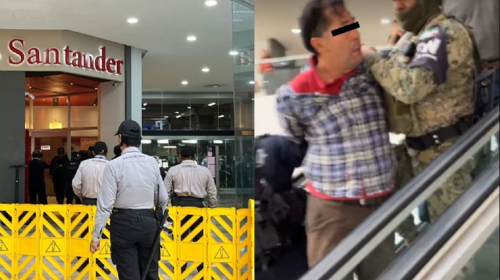 Hombre se encierra en banco de Plaza Américas de Boca del Río; policías logran detenerlo luego de 2 horas