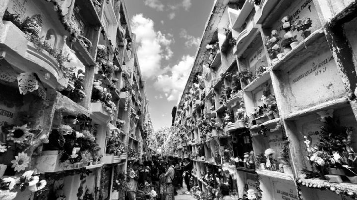 Así se vivió el Día de Muertos en el Panteón de San Nicolás, hasta hubo sonido