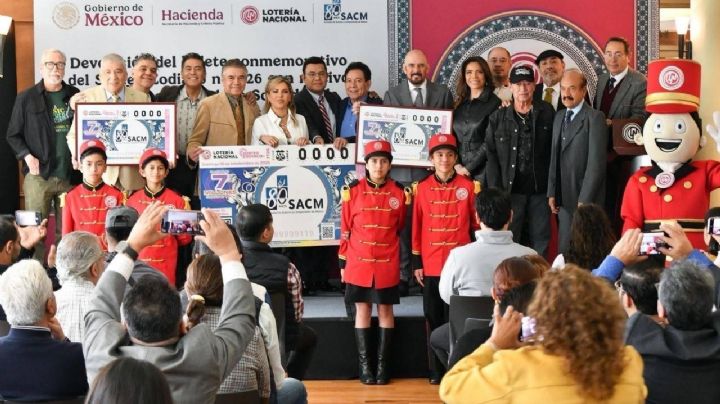 Lotería Nacional distingue a la Sociedad de Autores y Compositores por sus 80 años