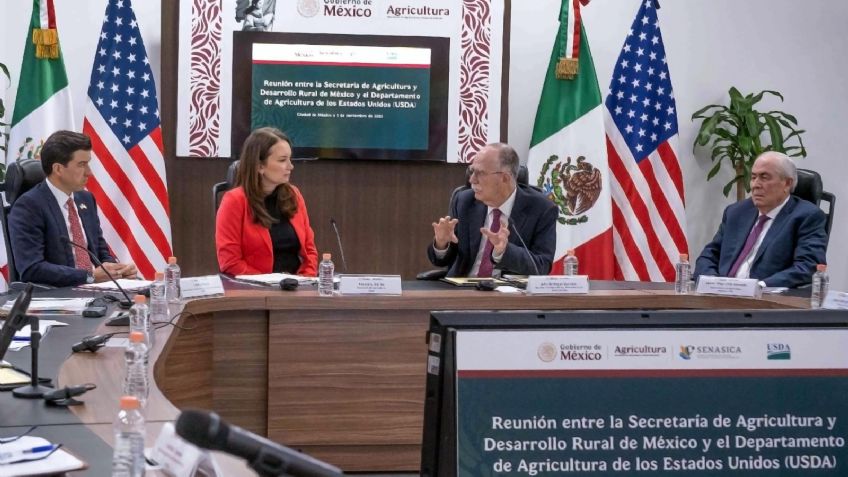 Sheinbaum se reunió con la secretaria de Agricultura de EU, Brooke Rollins; buscan estrategia contra gusano barrenador