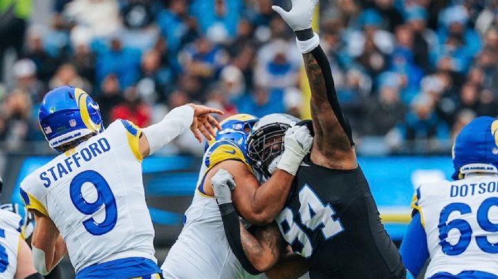 NFL: Carolina Panthers vence a Rams, el mejor equipo de la temporada