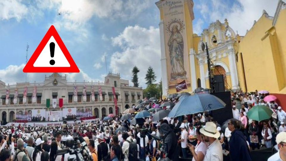 Muere hombre en la Catedral Metropolitana de Xalapa en pleno Informe de Gobierno de Nahle