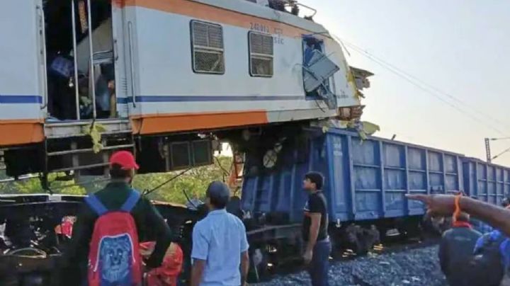 India: aumenta la cifra a 11 muertos y 20 heridos choque entre dos trenes