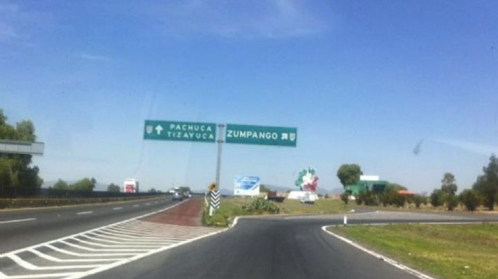 México-Pachuca: motociclista choca contra vehículo y sale proyectado; así su estado