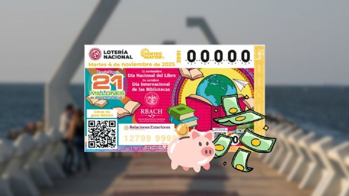 Lotería Nacional: premio de 7 millones de pesos cae en este municipio de Veracruz