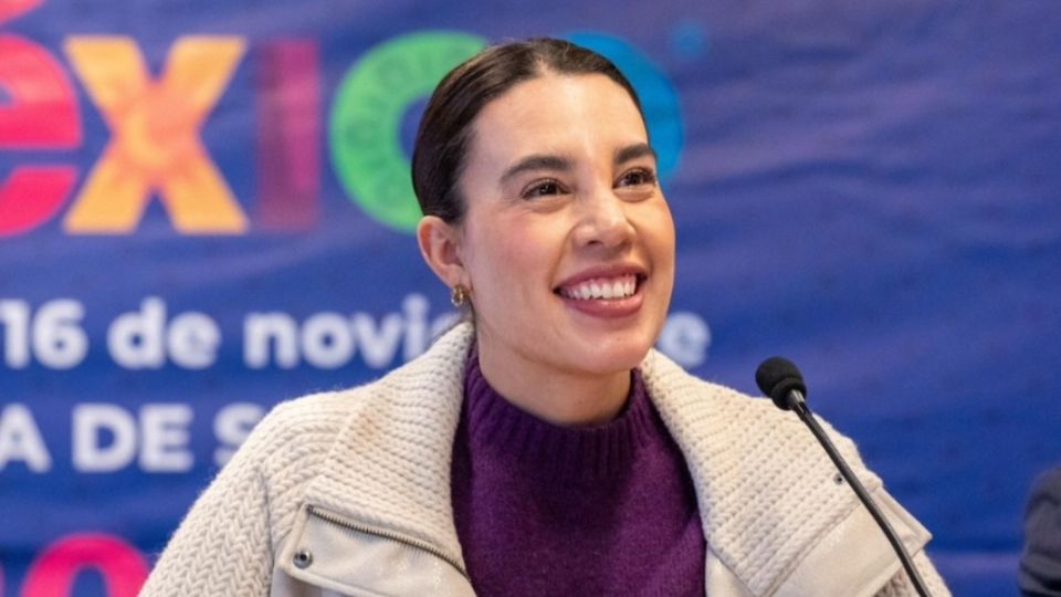 La funcionaria fue entrevistada después de una conferencia de prensa