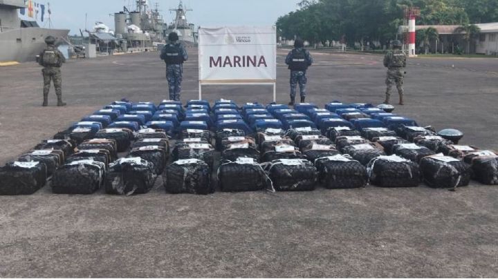 Aseguran 2.5 toneladas de cocaína en costas de Michoacán