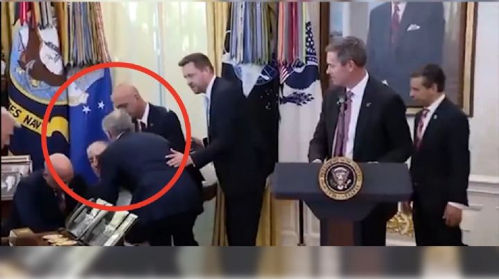 Ejecutivo de la farmacéutica Novo Nordisk, Gordon Findlay, se desmaya durante conferencia