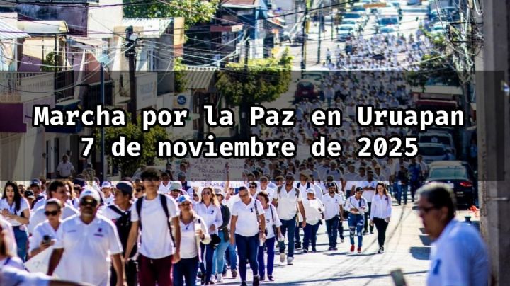 Comerciantes y empresarios en Uruapan auncian paro de actividades; realizan Marcha por la Paz