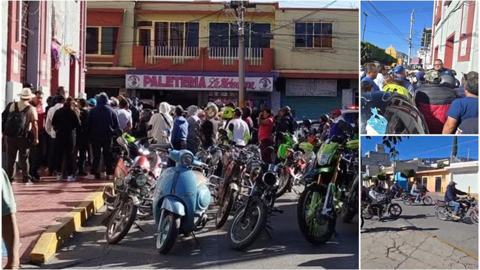 Fueron casi 100 motociclistas los que protestaron