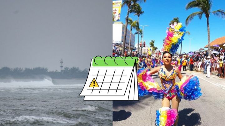 Carnaval de Veracruz: posponen primeros cómputos por entrada de norte de hasta 100 km/h