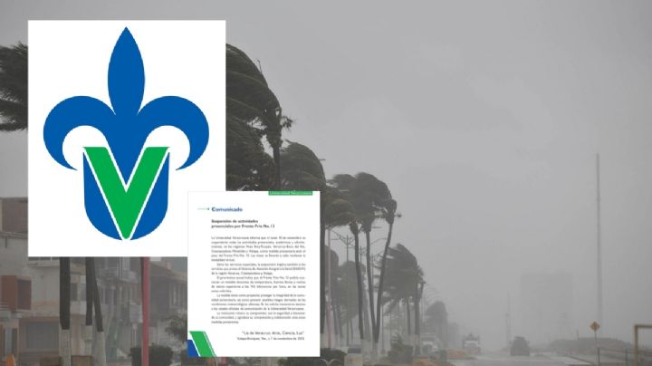 UV suspende clases presenciales por Frente Frío 13 en Veracruz este lunes 10 de noviembre