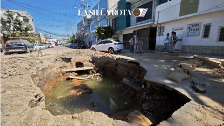 “La tierra se hunde”; la fuga de agua que pone en riesgo casas de Iztapalapa