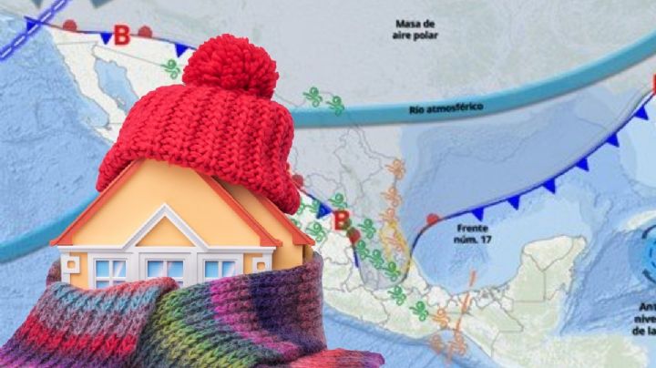 Frente frío 17: fuertes vientos y chubascos para Hidalgo; así el clima este martes