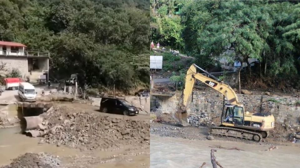 Se reahbilita paso sobre puente Zontecomatlán tras lluvias del ff 16