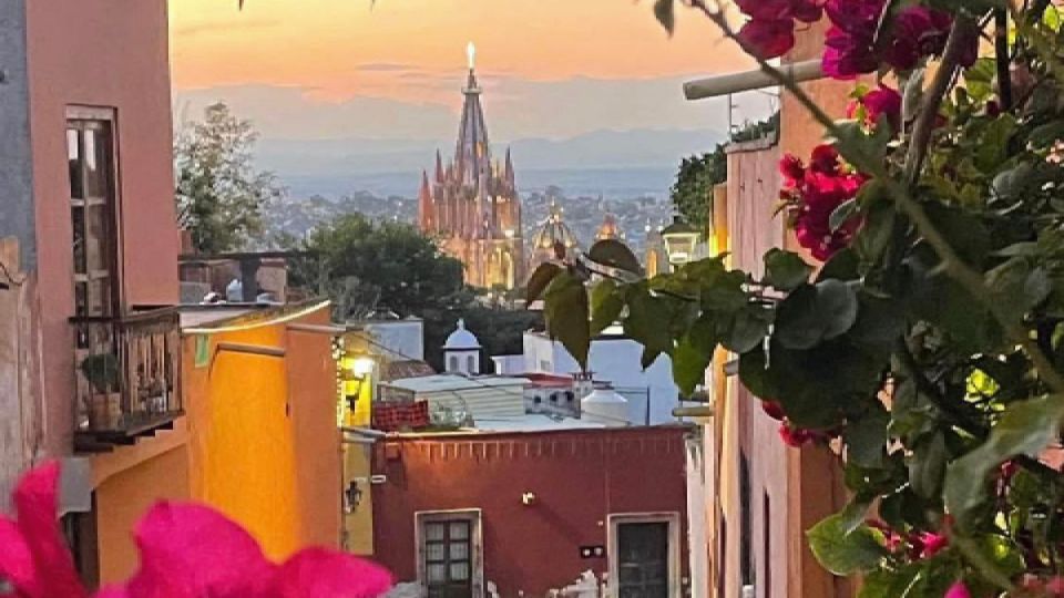 Al caer la tarde, ya hace mucho frío en San Miguel de Allende.