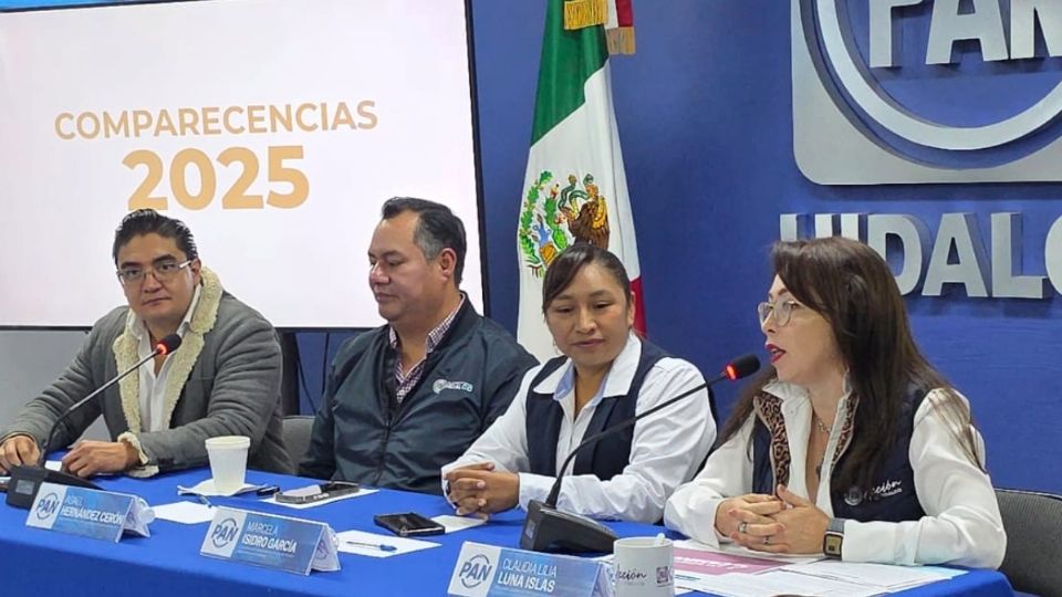 Los panistas expusieron inconsistencias en comparecencias de los integrantes del gobierno de Hidalgo