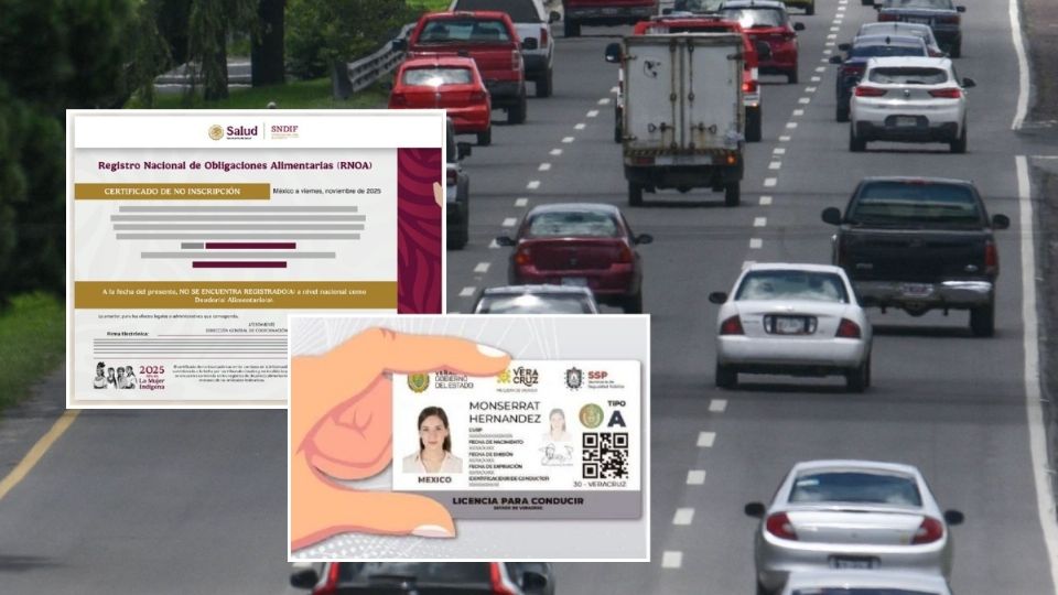 Certificado de No Deudor Alimentario, el nuevo requisito obligatorio para obtener licencia de conducir en Veracruz