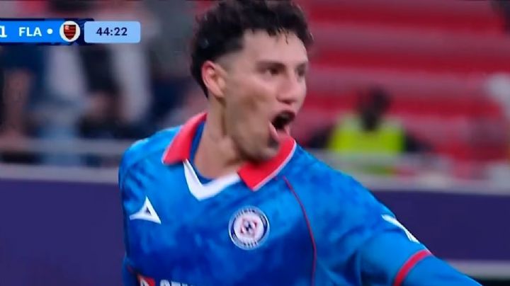 Jorge Sánchez anota un golazo en el Cruz Azul vs Flamengo