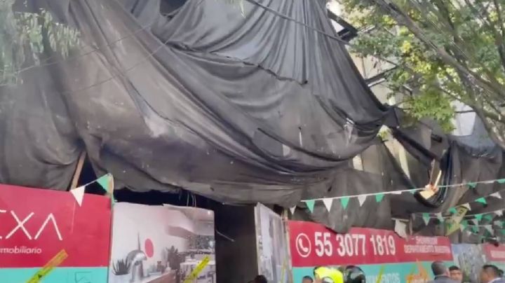 Muere trabajador de construcción tras caer de un cuarto piso en alcaldía Benito Juárez