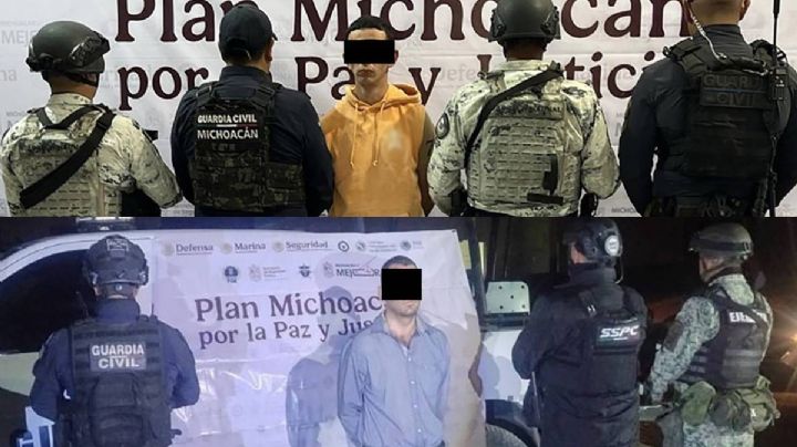 Detienen a dos personas y decomisan más de un centenar de cartuchos en Michoacán