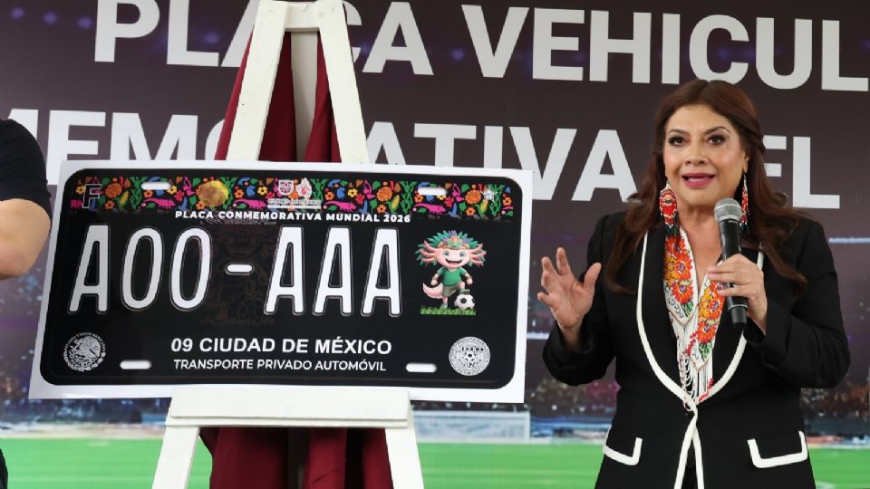 Gobierno de la CDMX ofrece placas conmemorativas del Mundial a 1,500 pesos
