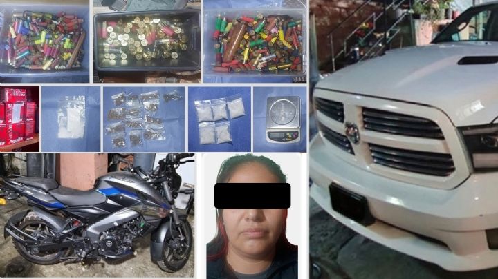Desarticulan almacén de armas y narcomenudeo en Tulancingo