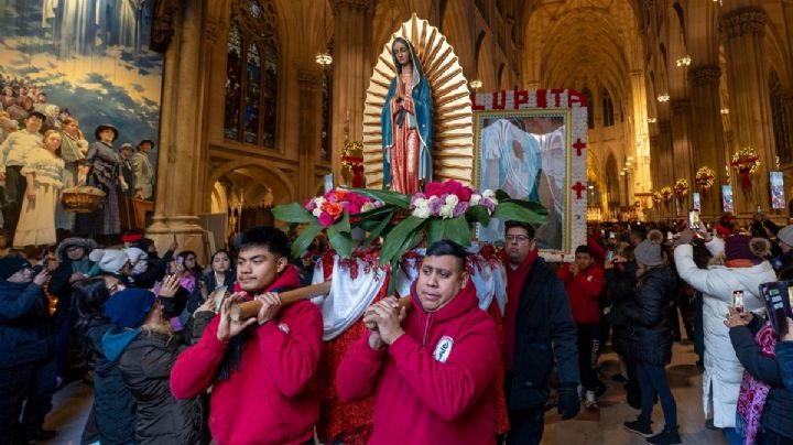 Mexicanos en Nueva York celebran a la Virgen de Guadalupe pese a temor por ICE
