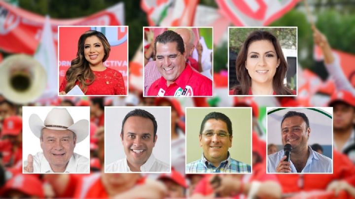 Ellas y ellos son los 7 virtuales candidatos a la dirigencia del PRI en Veracruz