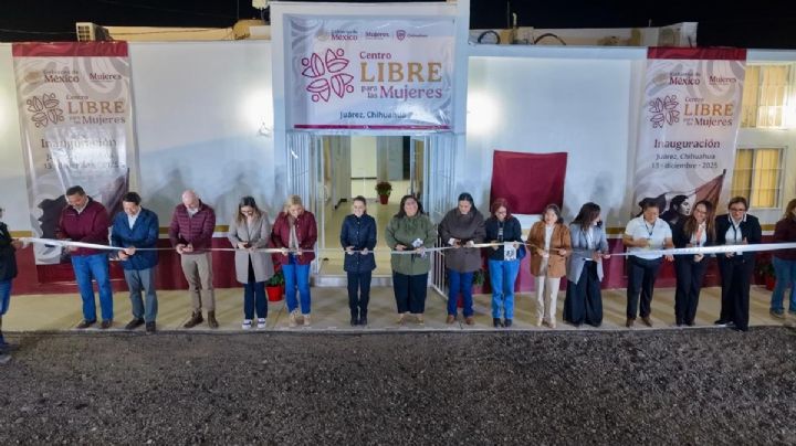 Sheinbaum inaugura Centro LIBRE para atención y protección de mujeres en Juárez